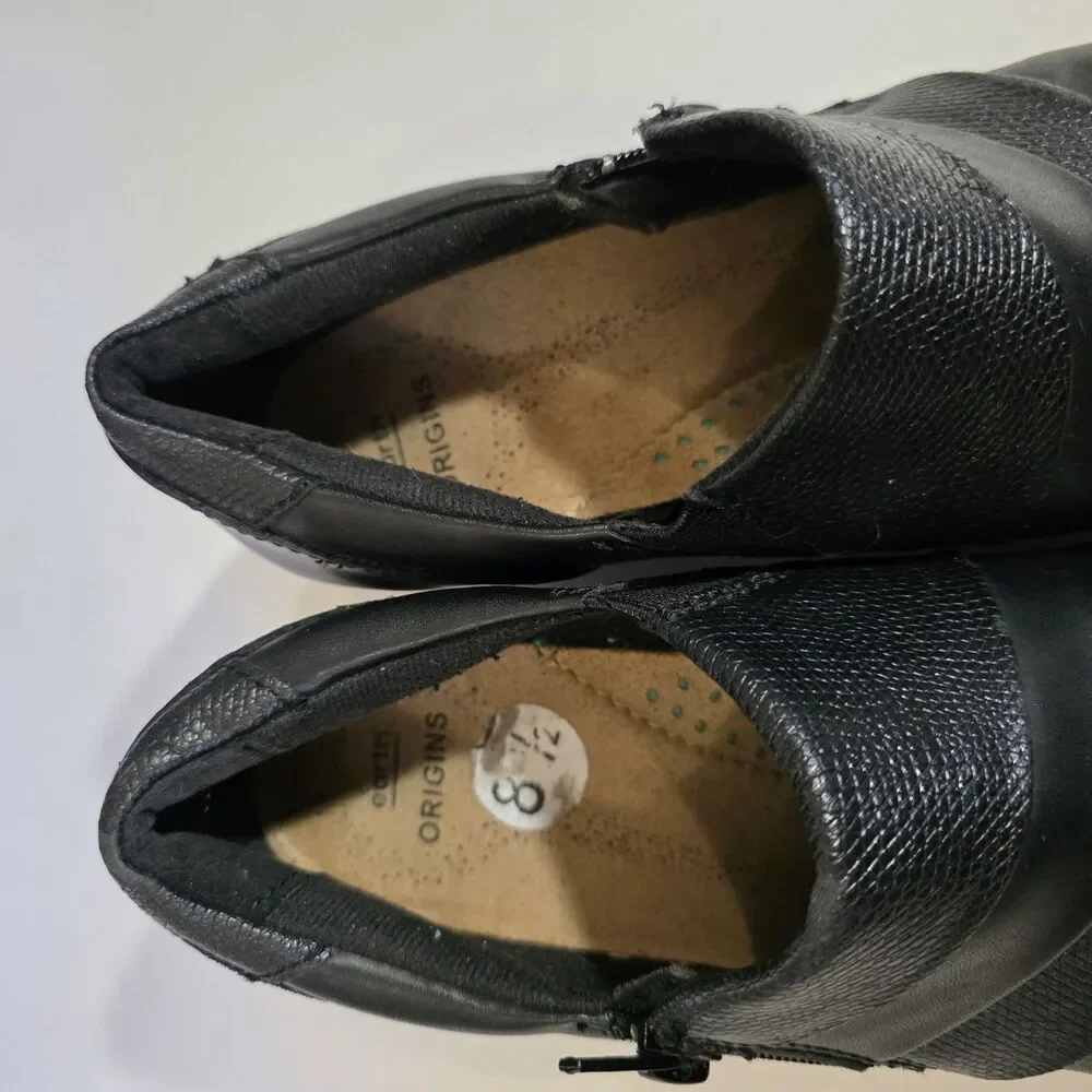 Earth Origins Womens Loafers Black Sz 8.5 M